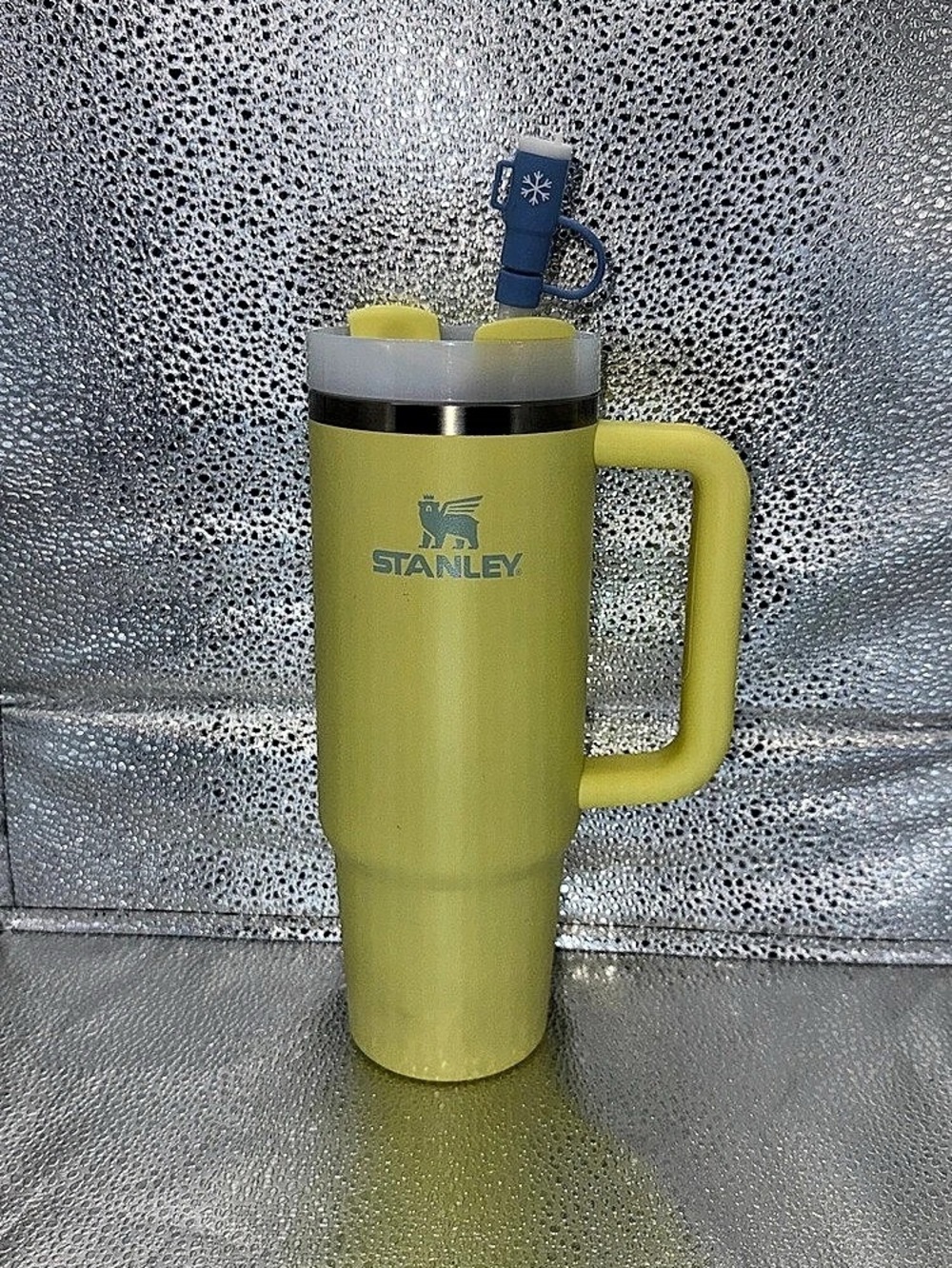 Stanley Quencher H2.0 30oz Pomelo Yellow Tumbler FlowState Lid Straw